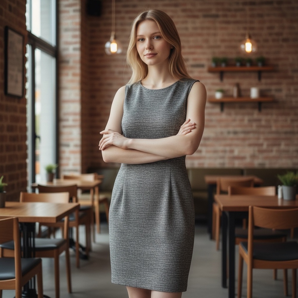 Theory Gray Sleeveless Pencil Dress Size 0